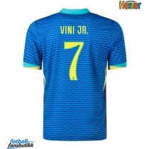 Brasil Vinicius Junior #7 Bortedrakt Copa America 2024 Kortermet